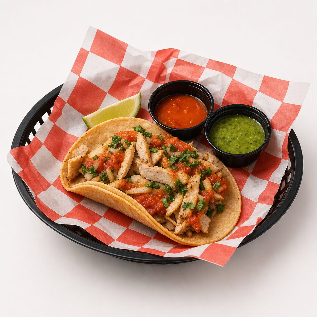 Chicken Shawarma Taco.