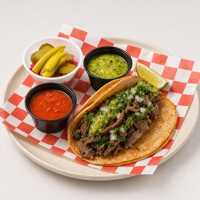 Beef Shawarma Taco.