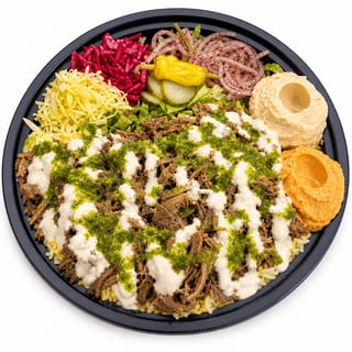 Lamb over Rice Platter